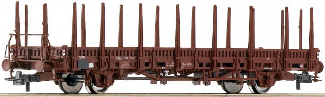 2 axle Flat car with brakemens platform<br /><a href='images/pictures/Roco/179098.jpg' target='_blank'>Full size image</a>